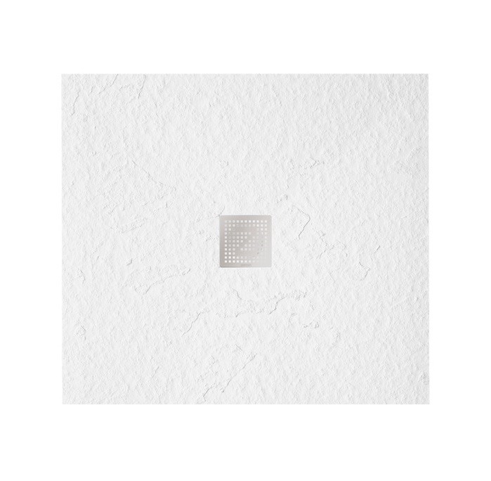 Zenon, Smart SL Nieve 90x90 cm feh�r m�m�rv�ny zuhanyt�lca szifonnal �s inox lefoly�fed�vel 8445583195231/8445583197815