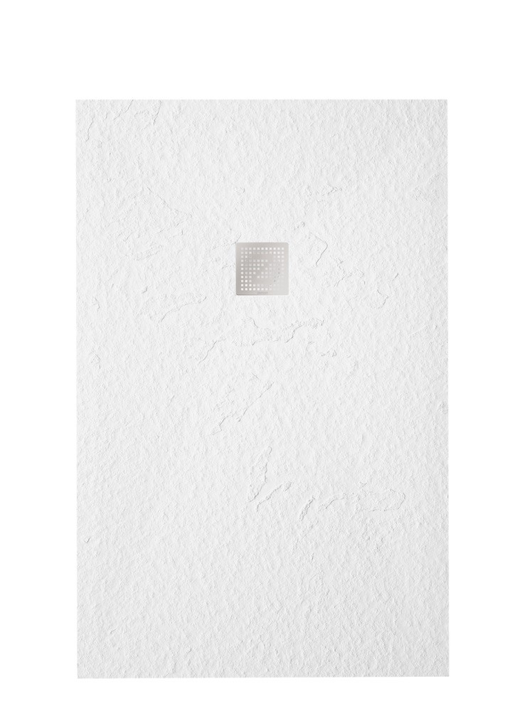 Zenon, Smart SL Nieve 80x120 cm feh�r m�m�rv�ny zuhanyt�lca szifon �s inox lefoly�fed�vel 8445583197778