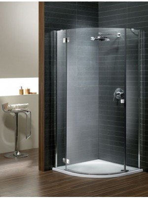 Méta Radaway Almatea PDJ 90B Íves nyílóajtós zuhanykabin, átlátszó üveg 6 mm bal 90x90x195 cm