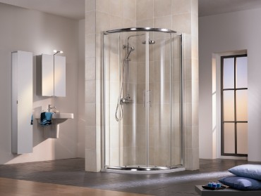 HSK, Imperial negyedkrves zuhanykabin, alu matt, tltsz, 90*90 cm