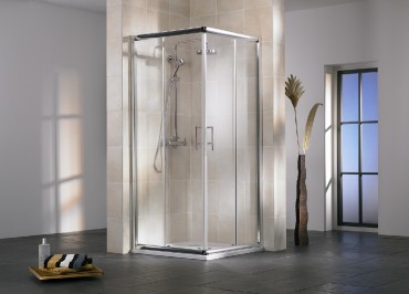 HSK, Imperial sarokbelps zuhanykabin, alu matt, tltsz, 90*90 cm