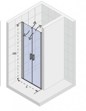 Riho, Novik zuhanyajt, 88*200 cm, GZ6090000 INGYENES SZLLTS